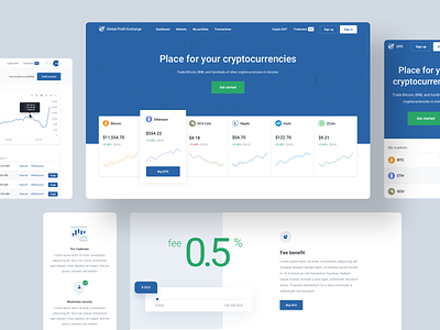 Crypto exchange website