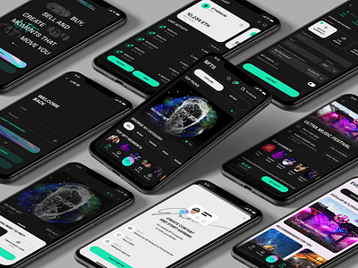 NFT Marketplace App app crypto crypto currency crypto wallet design ui ui ux design ux wallet