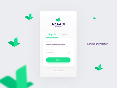 Azaadi - Send & Receive Money Faster android app app chat chat app crypto receive send money