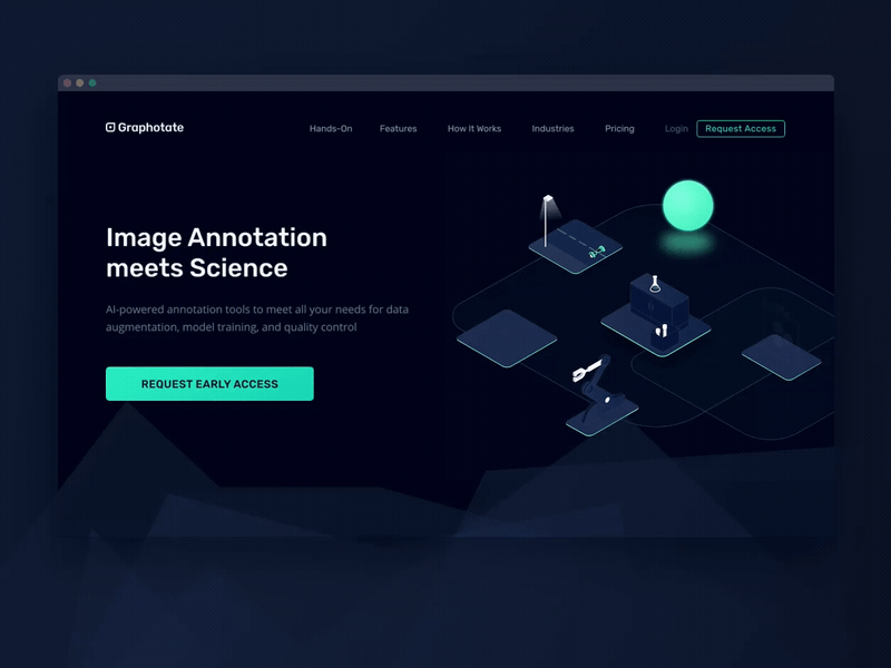 Graphotate ai animation after effects annotation machine learning science ui design uxui design