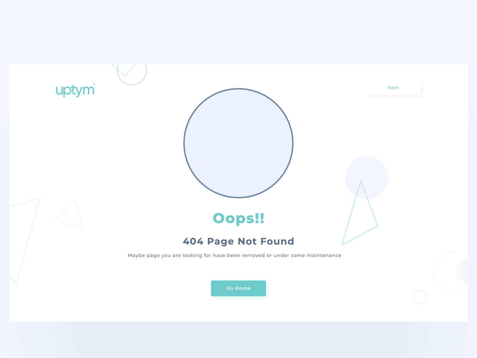 404 Page Not Found - Uptym 404 404 not found animation gif illustration page not found ui ui animation user interface animation