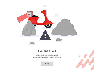 404 Page Not Found for delivery 404 404page error 404 illustraion