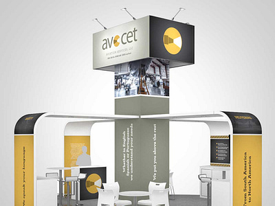 Avocet Booth branding branding agency design environment design environmental graphicdesign marketing typography