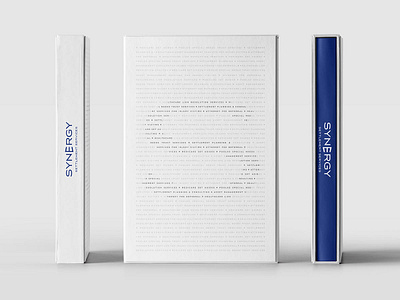 Synergy Slipcase Book branding branding agency coffee design flat graphicdesign marketing package design packagedesign packaging type typography vector