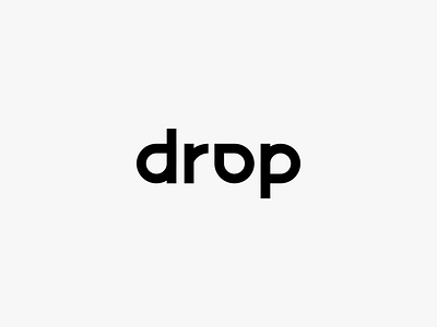 Logo for Drop - a rain precipitation app concept branding branding design drop logo minimal rain
