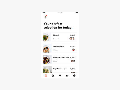 Explore Feed for Dinner App