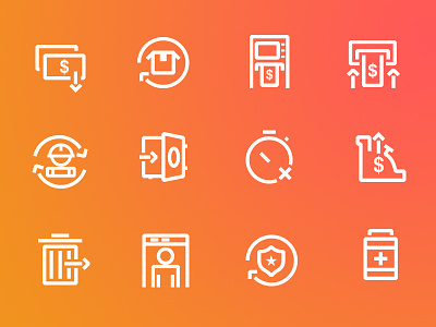 Retail Tasks Icon Set icon icon app