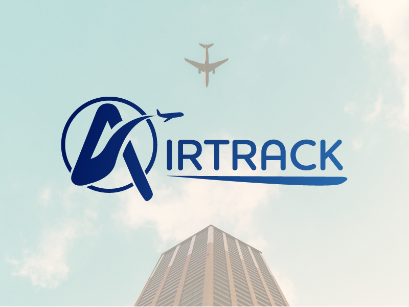 Airtrack - Airline logo plane logo airplanes airplane airline airtrack airline logo