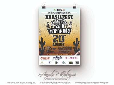 Poster BrazilFest 2017 graphic designer poster