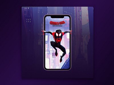 Promo banner: Spider-Man communication design movie promo spiderman