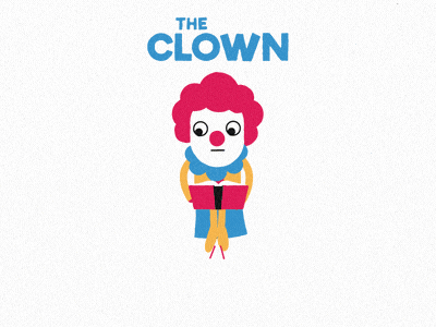 Clown - Circus Series #3 character animation character design circus clown moho vector animation