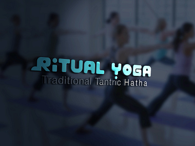 Ritual Yoga Logo logo sport typography yoga