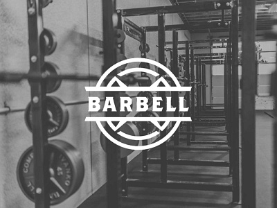 Barbell Playa branding design logo minimal typography vector