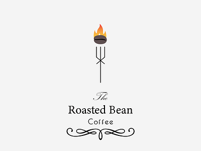 roasted bean branding design icon logo logo challenge