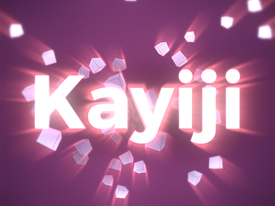 Kayiji's Logo adobe after effects ae after effects logo particular typo typography