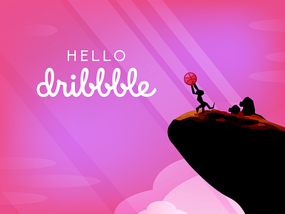 Hello Dribbble debut illustration illustrator invite