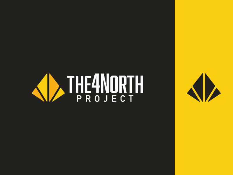 The 4North Project - Identity empowerment education security sustainability project 4north nonprofit identity logo branding