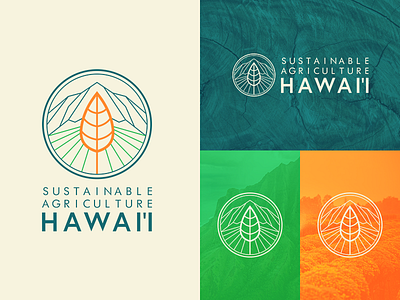 Sustainabile Agriculture Hawai'i Logo agriculture branding branding design design farming hawaii identity illustration illustrator logo logodesign logotype nonprofit sustainability vector