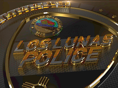 Rendered Badge of Los Lunas Police Department