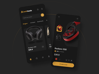 boAtheads - Headphone Store App app buy ecommerce music sell shop shopping store