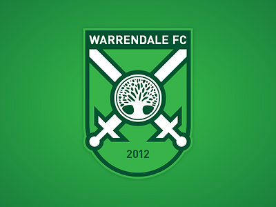 Warrendale FC - Crest 1 badge crest emblem green patch soccer