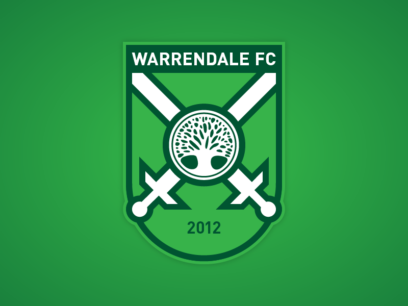 Warrendale FC - Crest 1 green patch emblem crest badge soccer
