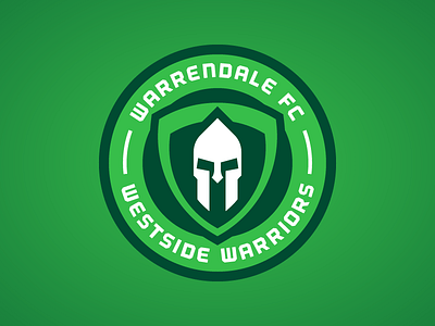 Warrendale FC - Crest 2 badge crest emblem green patch soccer