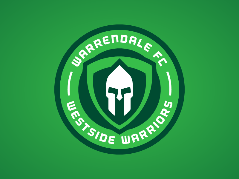 Warrendale FC - Crest 2 green patch emblem crest badge soccer