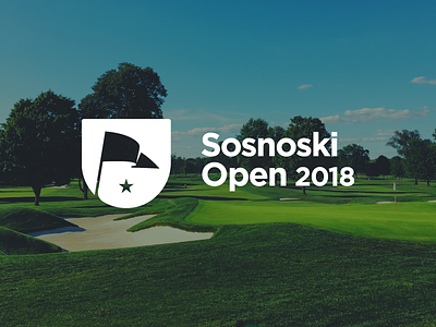 Sosnoski Open Logo crest event golf golf club golf course logo