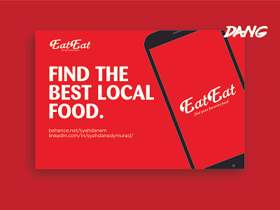 EatEat Design Promotion #1 branding design mockup design syahdan ui user interface ux visual design