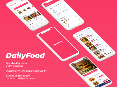 Dailyfood UI #1 app design mockup portfolio ui user experience user interface ux