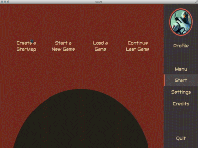 StarLife Start Screen game indie purpleorangegames starlife start strategy