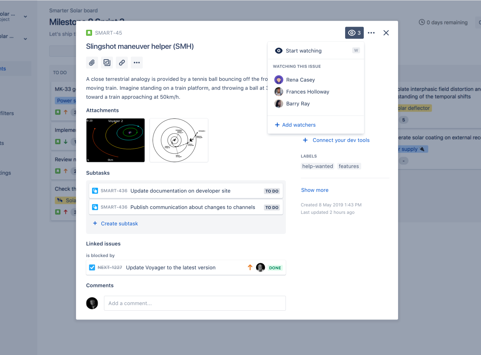 New Jira issue experience Watchers (2019) by Arjan Helmer on Dribbble