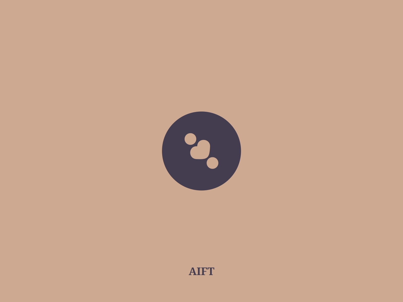 AIFT Logo Loop animation brand branding couple family heart logo loop visual identity