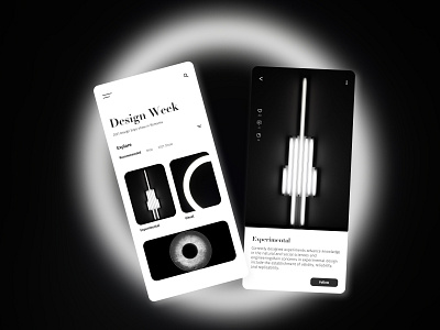 App Design app app design application black brand identity concept design week icon interface app minimal layout minimalist app modern typography ui uidesign uiux user experience userinterface ux week