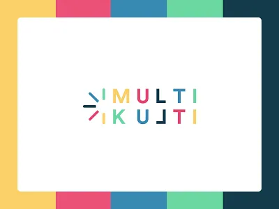 Logo Design - MULTI KULTI company cultural culture erasmus experience help human identity logo multicultural multilingual ngo organization people students travel