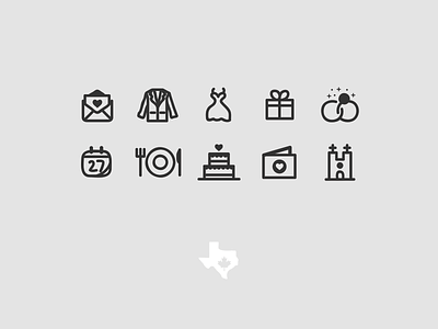 A little drawing never killed anyone hand drawn iconography icons wedding