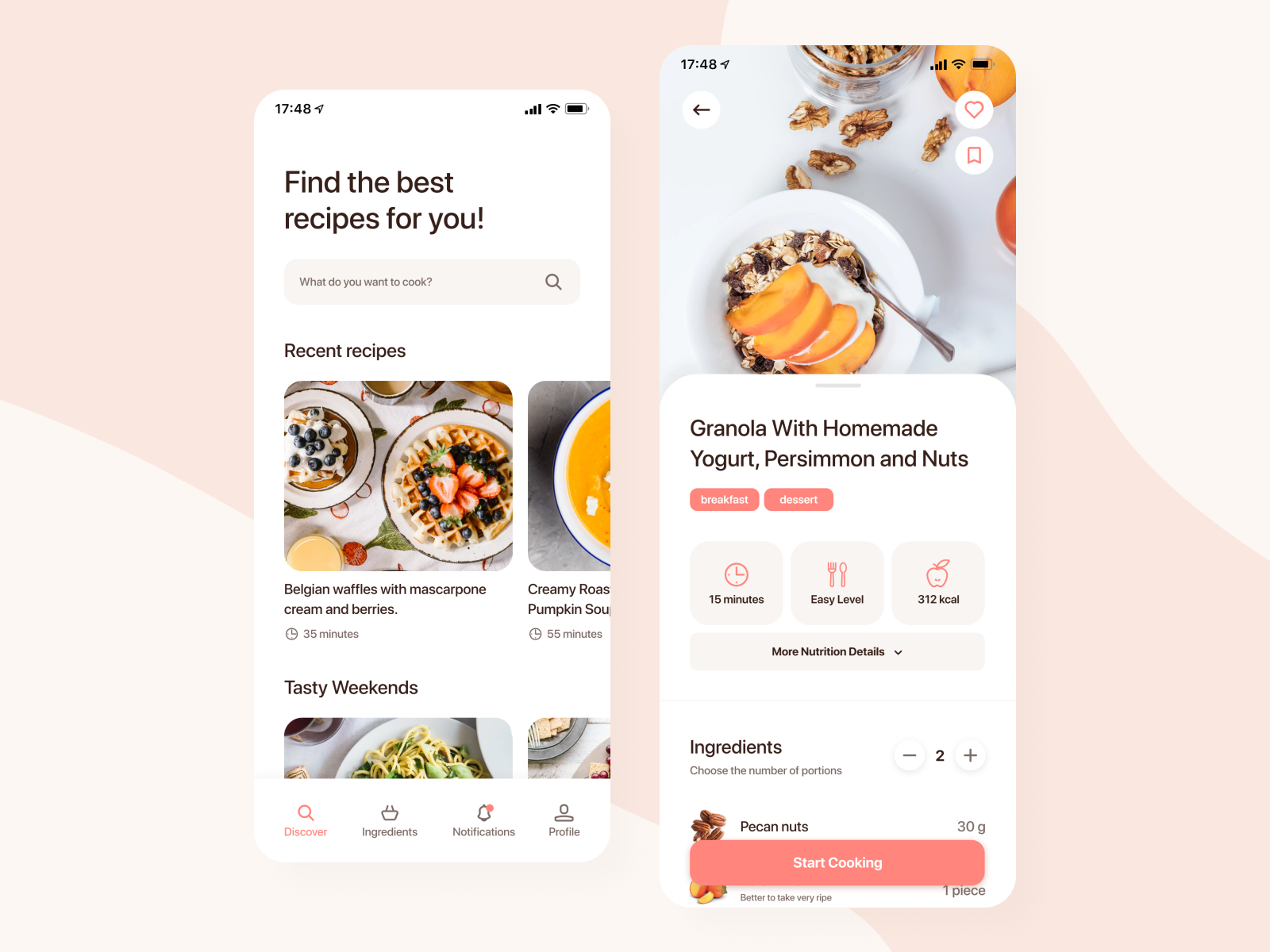 Social Cooking Network Mobile Application by Daria for Syndicode on ...