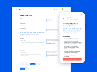 Freelancer Search Service Design Concept