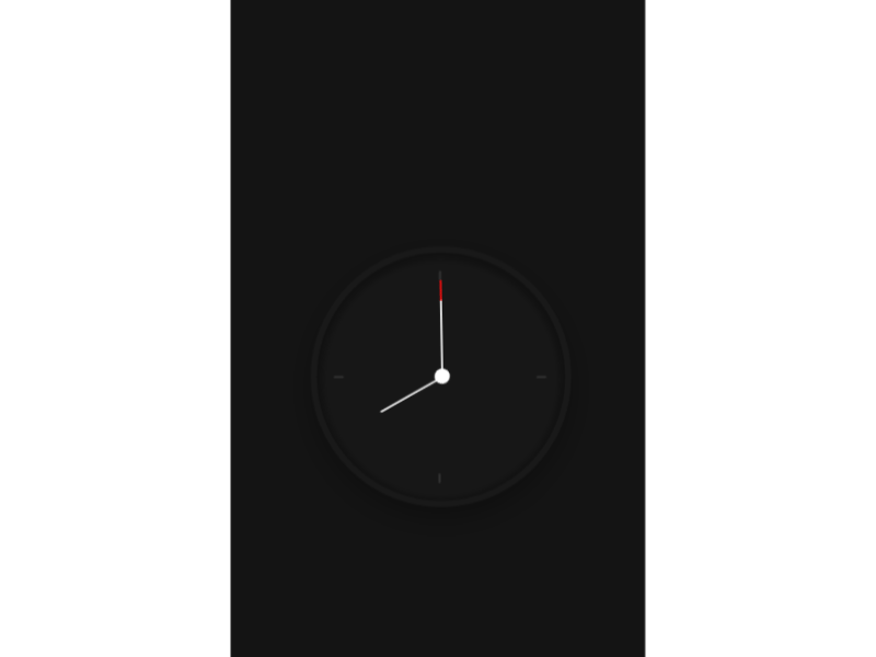 Clock APP  animation.