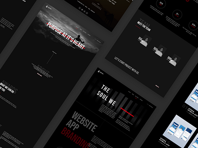 Sedjiwa Project agency black creative agency dark design ui uidesign userinterface ux uxdesign webdesign website