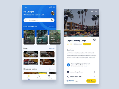 Wisata App | Exploration android android app booking clean design home app landing mobile mobile app preview tour travel uidesign userinterface uxdesign