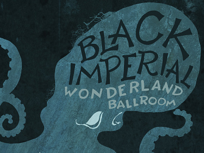 Black Imperial Gig Poster illustration poster