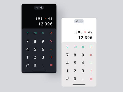 Calculator appdesign dailyui dailyuichallenge uidesign uiux