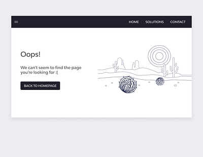 404 page 404page dailyui dailyuichallenge error page webdesign