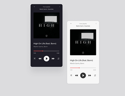 Music Player appdesign dailyui dailyuichallenge music music player spotify uidesign uiux