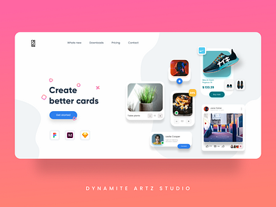 Landing page Design dribbble figma figma design figmadesign typography ui ui ux ui design uidesign uiux