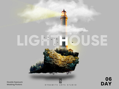 THE LIGHTHOUSE adobe photoshop photoshop photoshop art poster poster a day poster art poster design posters