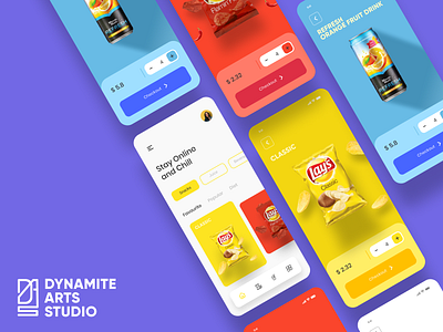 Snacks App UI app branding design figma icon typography ui ui design uidesign ux