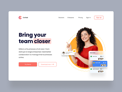 Collab Web UI Design